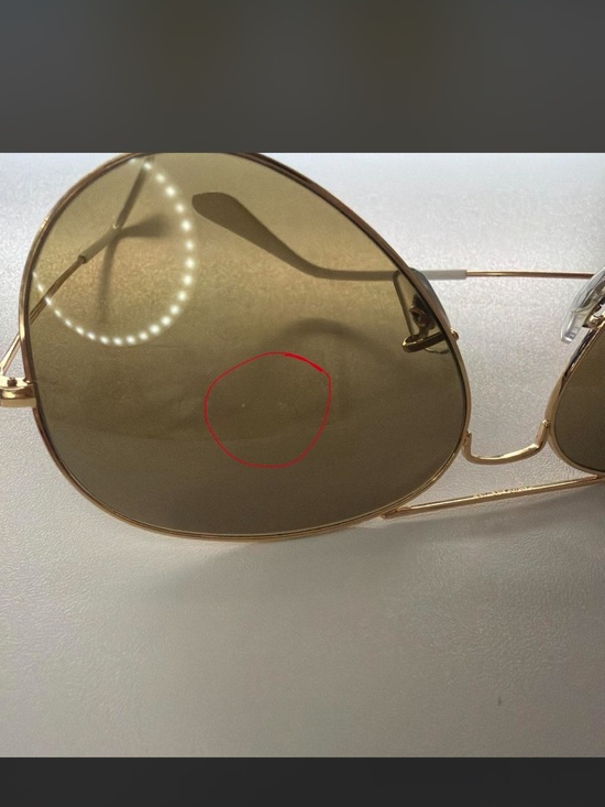 Ray-Ban Aviator Sunglasses - Gold Frame, Brown Lenses main image 5